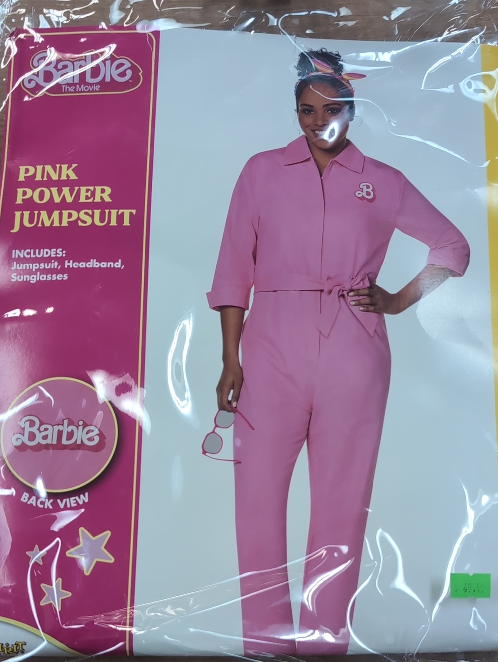 Barbie Pink Power Jumpsuit — Bright Pink Women's Romper